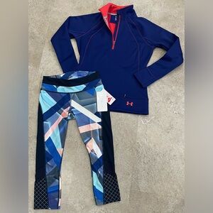 Womens UNDER ARMOUR/ATHLETA Sweatshirt & Leggings, sz Small….1 NWT